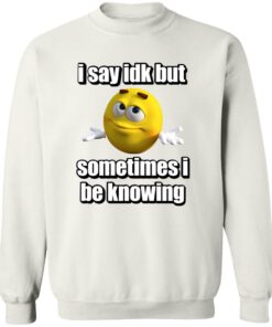 I Say Idk But Sometimes I Be Knowing Shirt 12 redirect07302024030743
