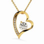 Forever Love Necklace (18K Yellow Gold)