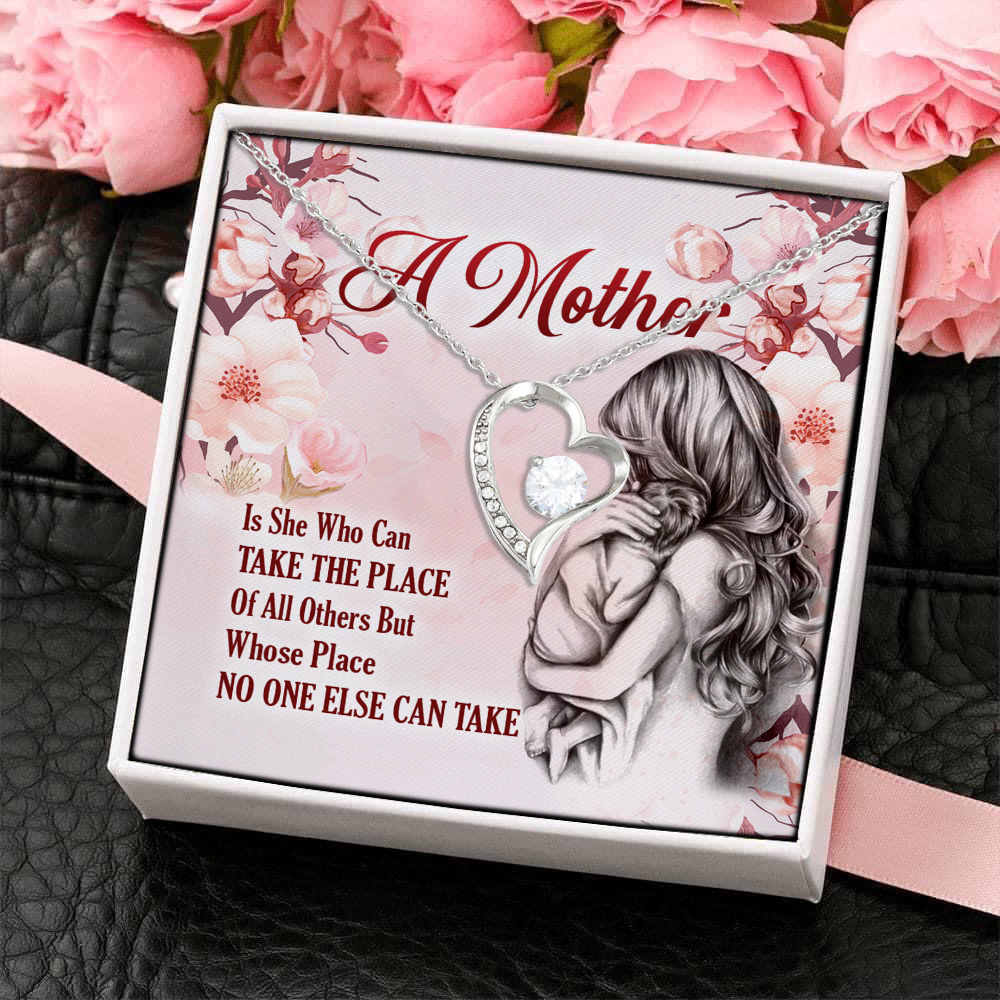 Mother Can Take the Place of All Others Happy Mothers Day Gifts Interlocking Heart Pendant Necklace 27 020321 034550 CubeBik Image 779