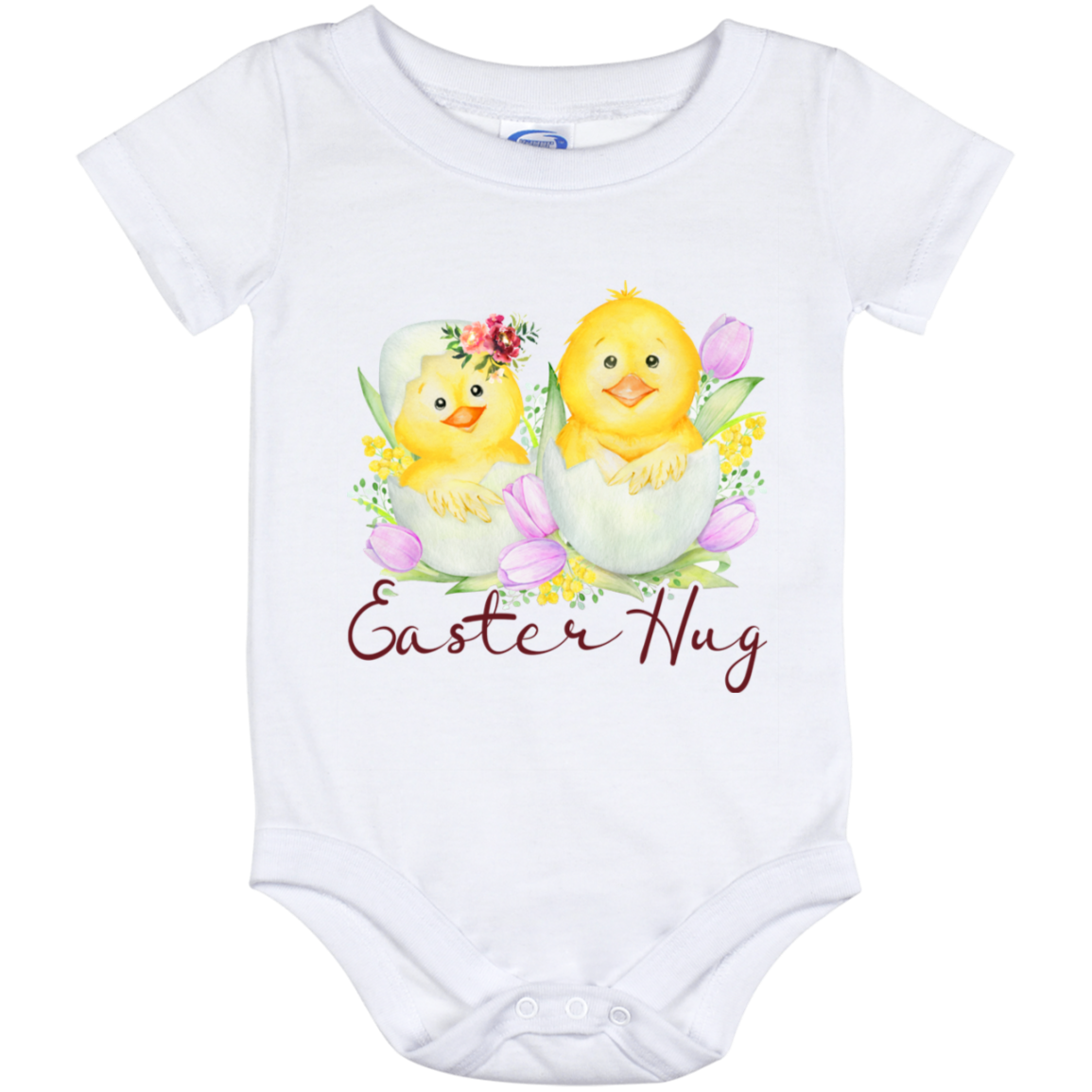 Easter Hug Chicks Baby Onesie – Baby Infant Bodysuit 26 050421 071143 CubeBik Image 845 1