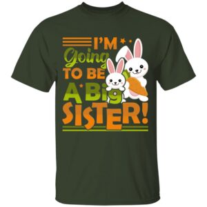I’m Going To Be A Big Sister Easter Bunny Youth Tee 20 050421 074930 CubeBik Image 755