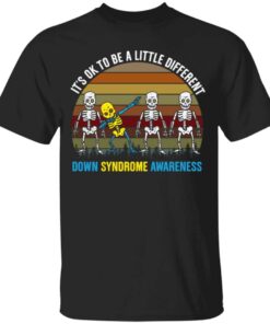 It’s Ok To Be A Little Different Down Syndrome Awareness Dab Skeleton Vintage Retro Shirt 17 220322131019 CubeBik Image 9CC091B45EF3