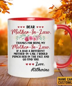 Dear Mother in Law Personalized Coffee Mug Cups Accent Mug – Mother in Law Gifts from Daughter in Law 20 230303140613 CubeBik Image EA844EF73C46