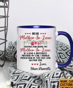 Dear Mother in Law Personalized Coffee Mug Cups Accent Mug – Mother in Law Gifts from Daughter in Law 19 230303140647 CubeBik Image 7BDC7D9B5509