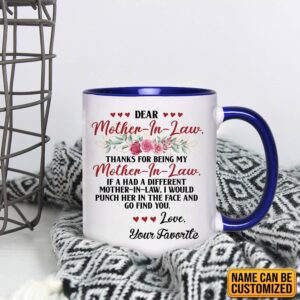 Dear Mother in Law Personalized Coffee Mug Cups Accent Mug – Mother in Law Gifts from Daughter in Law 28 230303140647 CubeBik Image 7BDC7D9B5509