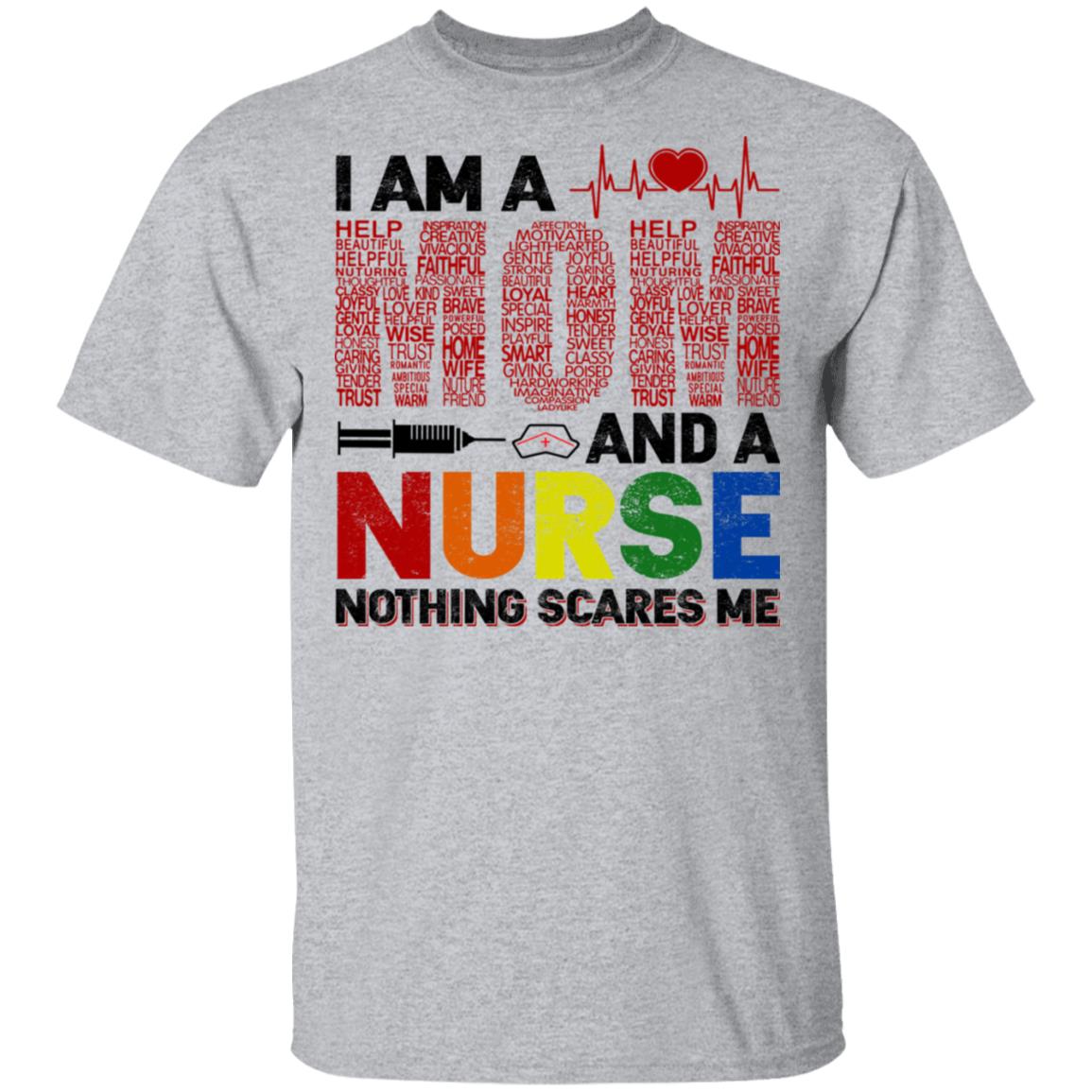I Am a Nurse and a Mom Nothing Scares Me Shirt 21 310321 034557 CubeBik Image 687