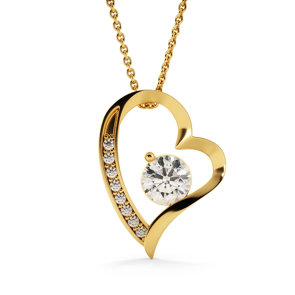 Forever Love Necklace 18k Yellow Gold 2