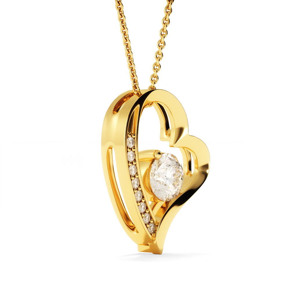 Forever Love Necklace 18k Yellow Gold 3