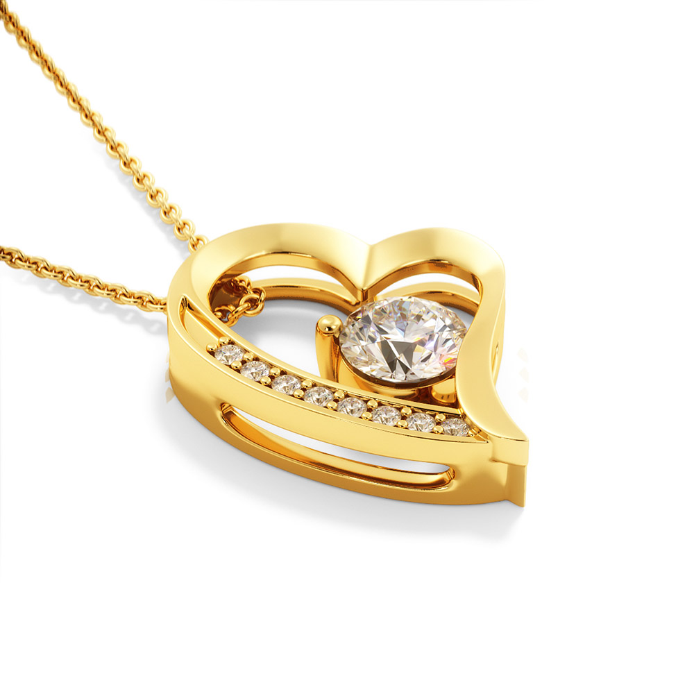 Forever Love Necklace 18k Yellow Gold 4