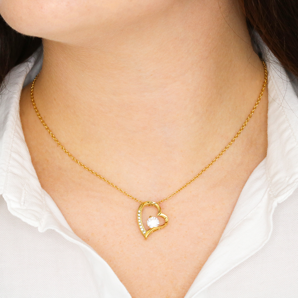 Forever Love Necklace 18k Yellow Gold
