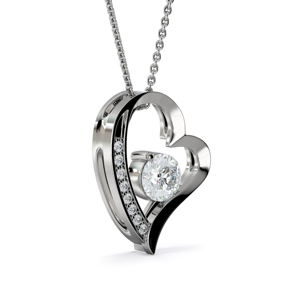 Forever Love Necklace 18k Yellow Slive 4