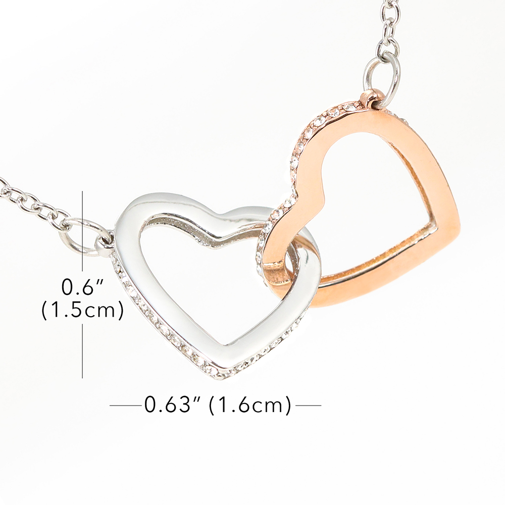Interlocking Heart Pendant Necklace