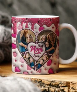 Best Mom Personalized 3d Mug Wrap Custom 11oz Coffee Mug Mothers Day Gift Idea 3