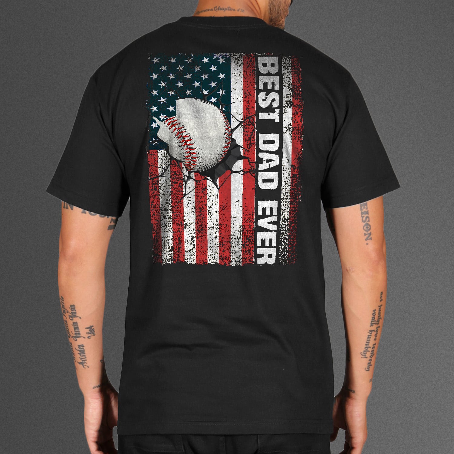 Best Dad Ever with Us American Flag Baseball Funny Shirt 25 230602080236 CubeBik Image 3D790E629C04