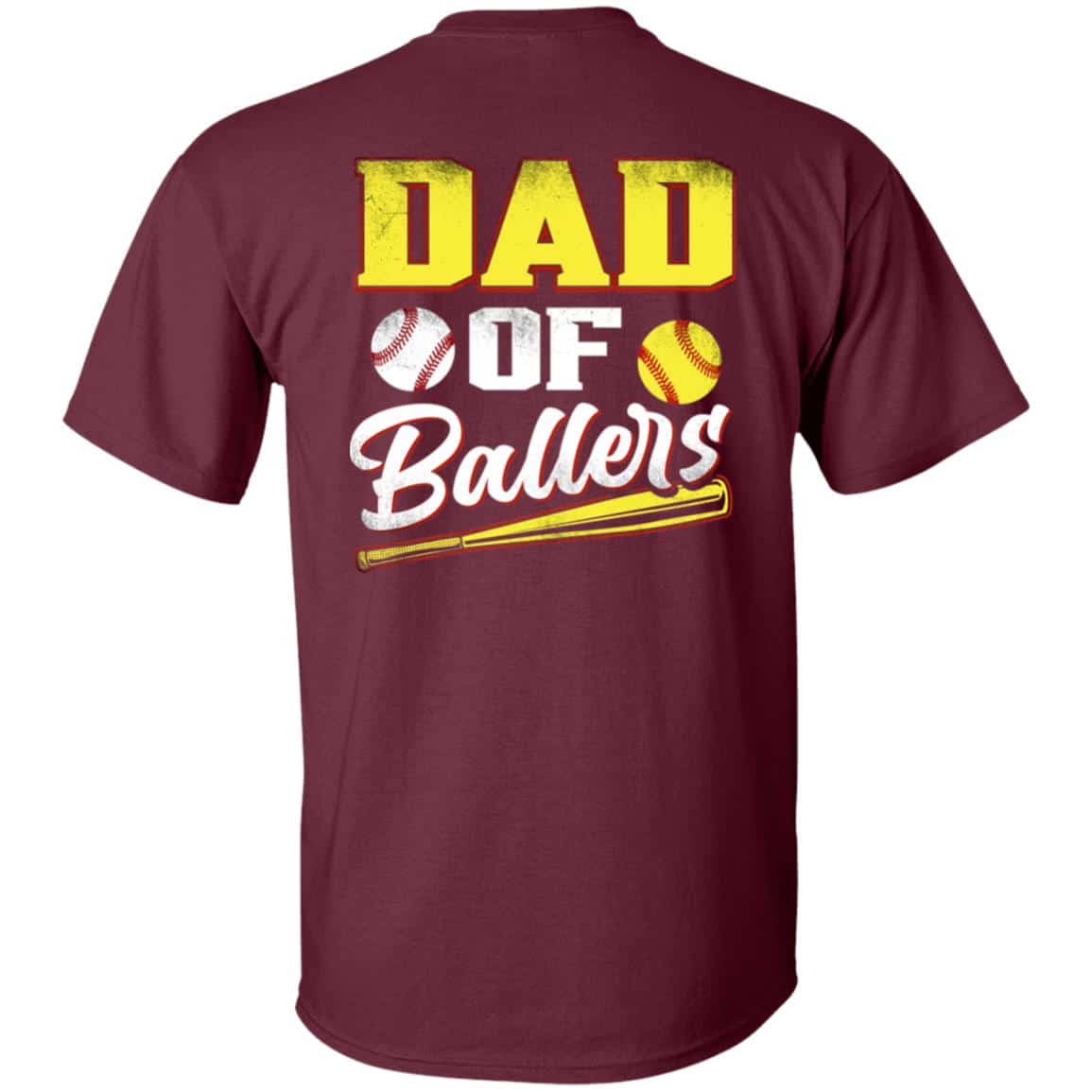 Dad of Ballers Dad of Baseball And Softball Player For Dad Shirt 33 230616043124 CubeBik Image 7514ABDE6E18