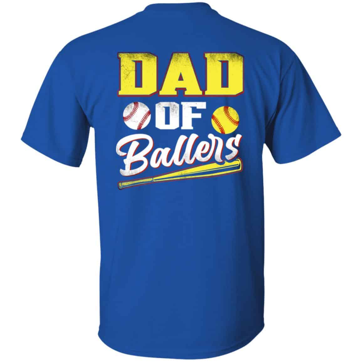 Dad of Ballers Dad of Baseball And Softball Player For Dad Shirt 32 230616043130 CubeBik Image E31145CB00A3