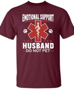 Emotional Support Husband Do Not Pet Shirt 24 250424103337 CubeBik Image C1BA386C8087