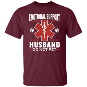 Emotional Support Husband Do Not Pet Shirt 28 250424103337 CubeBik Image C1BA386C8087