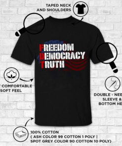 Freedom Democracy Truth American Flag Political Patriotic Shirt 19 250429093722 CubeBik Image 54DBDC63DA4D