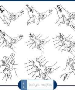 Custom Dad Or Grandpa Hand In Hand Shirt 2