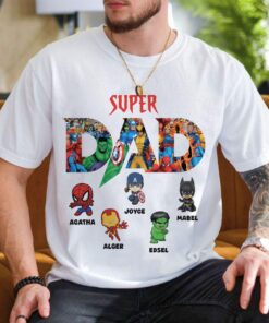 Custom Super Dad T-Shirt with Kids' Names – Personalized Father’s Day Gift 18 il 1140xN.6855087426 n8c0