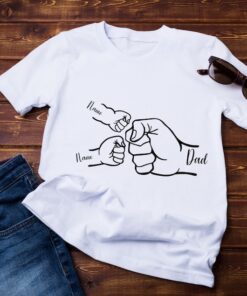 Father's Day Fist Bump Shirt Set – Matching Dad and Kid Shirts, Cute Father’s Day Gift Idea