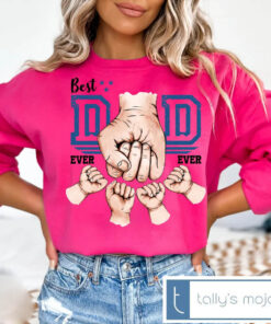 Personalized “Best Dad Ever” Shirt – Custom Names PNG Design Bundle for Father’s Day Gifts 12 Personalized Best Dad Ever Shirt 1