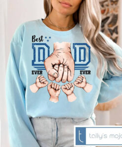 Personalized “Best Dad Ever” Shirt – Custom Names PNG Design Bundle for Father’s Day Gifts 13 Personalized Best Dad Ever Shirt 3