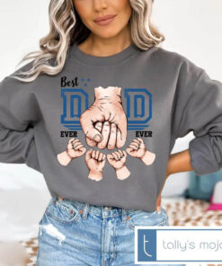Personalized “Best Dad Ever” Shirt – Custom Names PNG Design Bundle for Father’s Day Gifts 15 Personalized Best Dad Ever Shirt 5