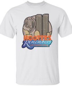 Hooters Remembers Let Freedom Wing Shirt - 9/11 Memorial Tribute Tee