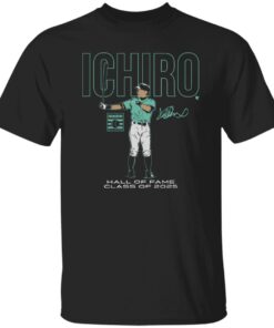 Ichiro Suzuki Hall Of Fame Class Of 2025 Shirt - Celebrate The Legend
