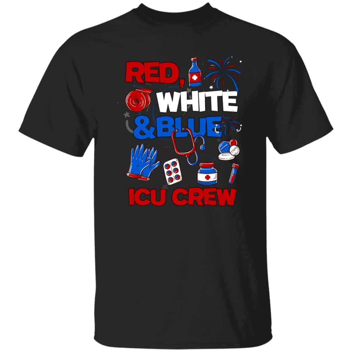 Red White And Blue ICU Crew Funny – ICU Nurse 4th Of July Independence Day Shirt 41 240603074557 CubeBik Image EF84FF7B4944