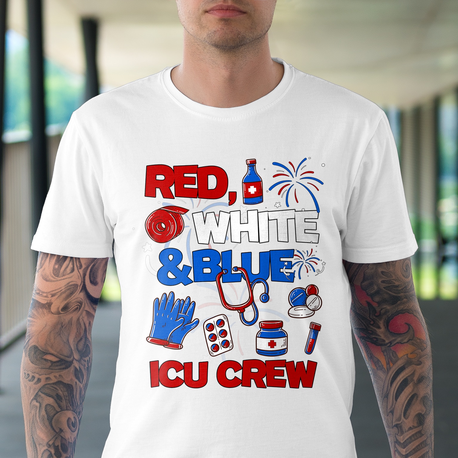 Red White And Blue ICU Crew Funny – ICU Nurse 4th Of July Independence Day Shirt 37 240603094507 CubeBik Image 2345C4BF9265 1