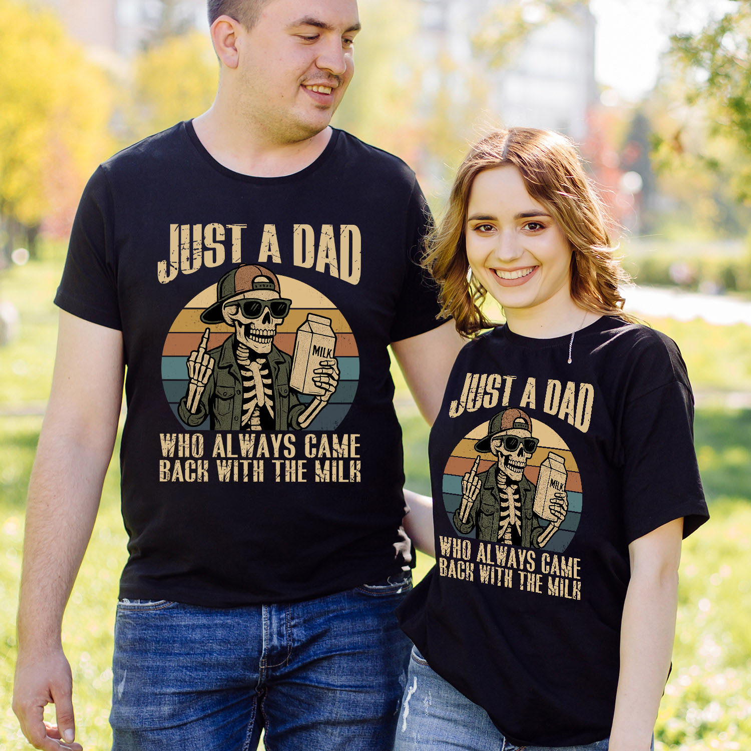 Just A Dad Who Always Came Back With The Milk Funny Skeleton Vintage Retro Shirt 41 250530090044 CubeBik Image 2AFB75D06C62 1
