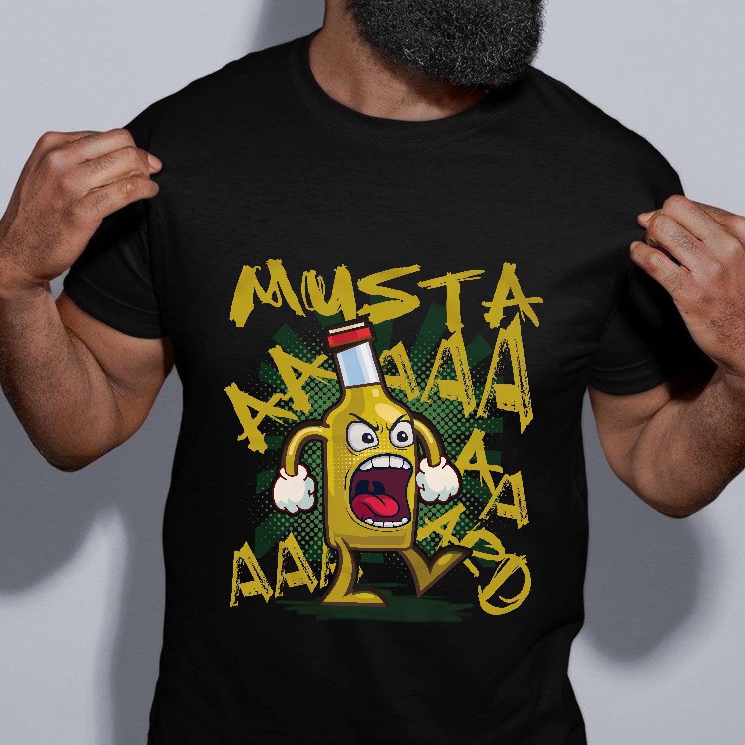 Mustard Bottle Screaming Funny Humor Shirt 33 250606084814 CubeBik Image BB7972BB2192