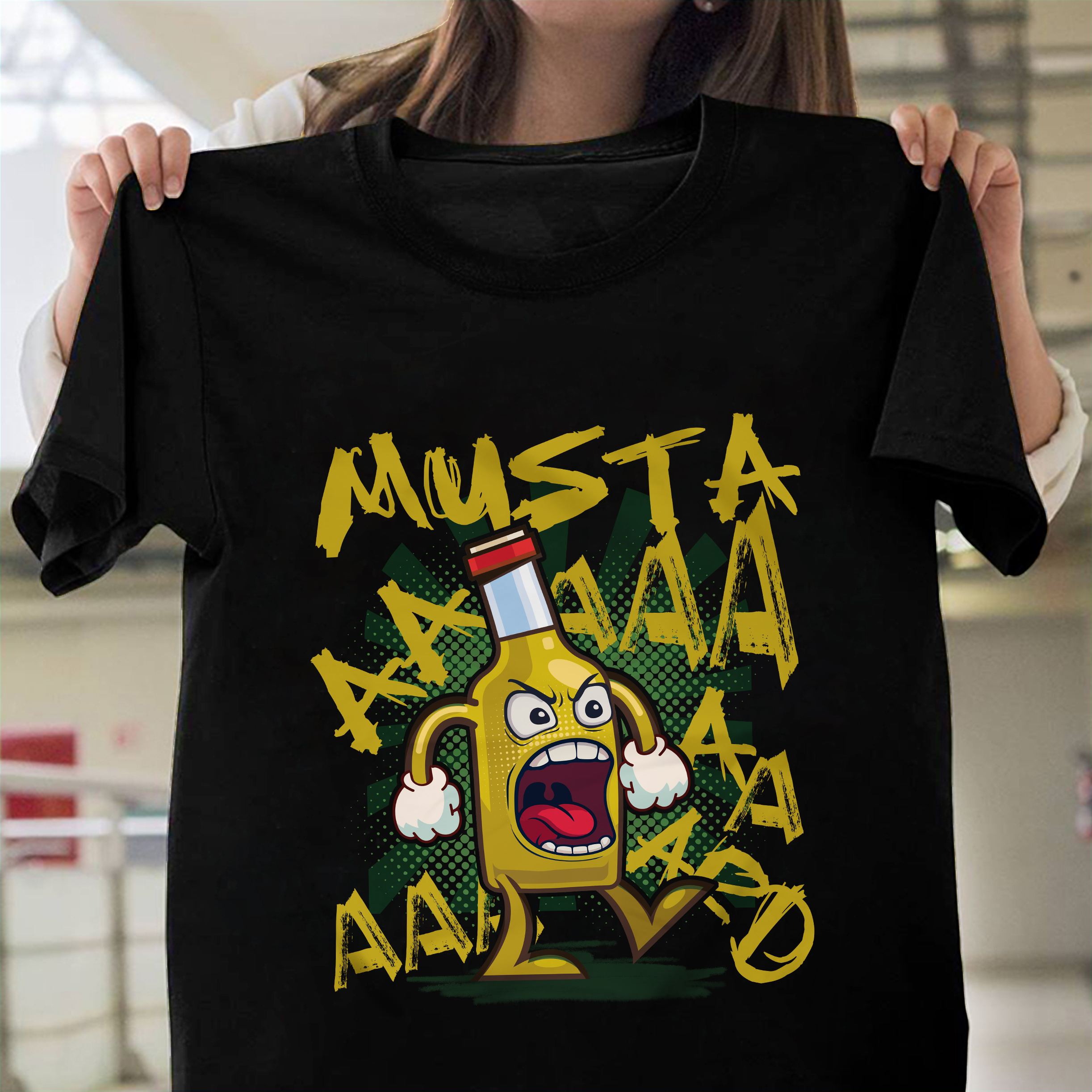 Mustard Bottle Screaming Funny Humor Shirt 34 250606084837 CubeBik Image E401DA7783EF