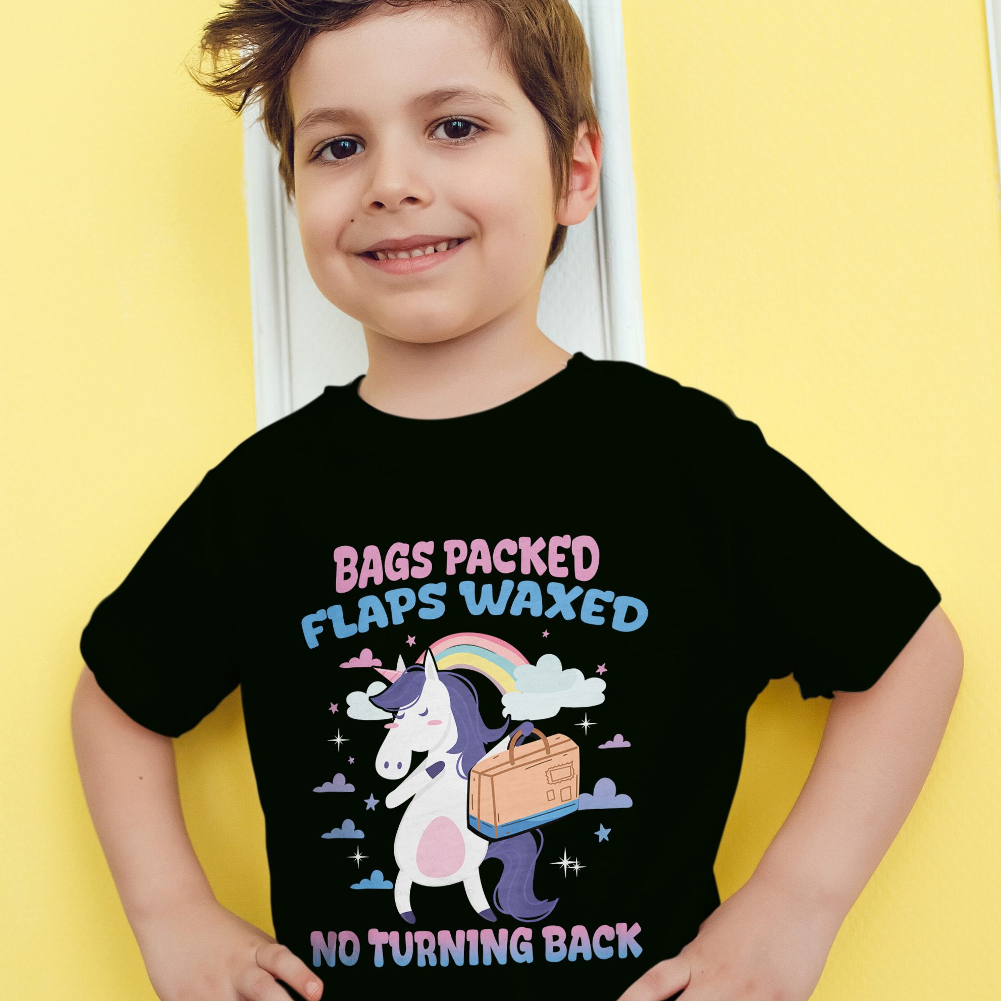 Bags Packed Flaps Waxed No Turning Back Funny Unicorn Vacation Summer Shirt 52 250610110739 CubeBik Image 12E0B7169AEF