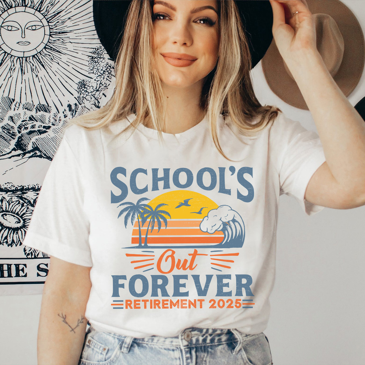 School’s Out Forever Retirement 2025 Funny Teachers Summer Shirt 27 250610110844 CubeBik Image 66579B375A3E 1