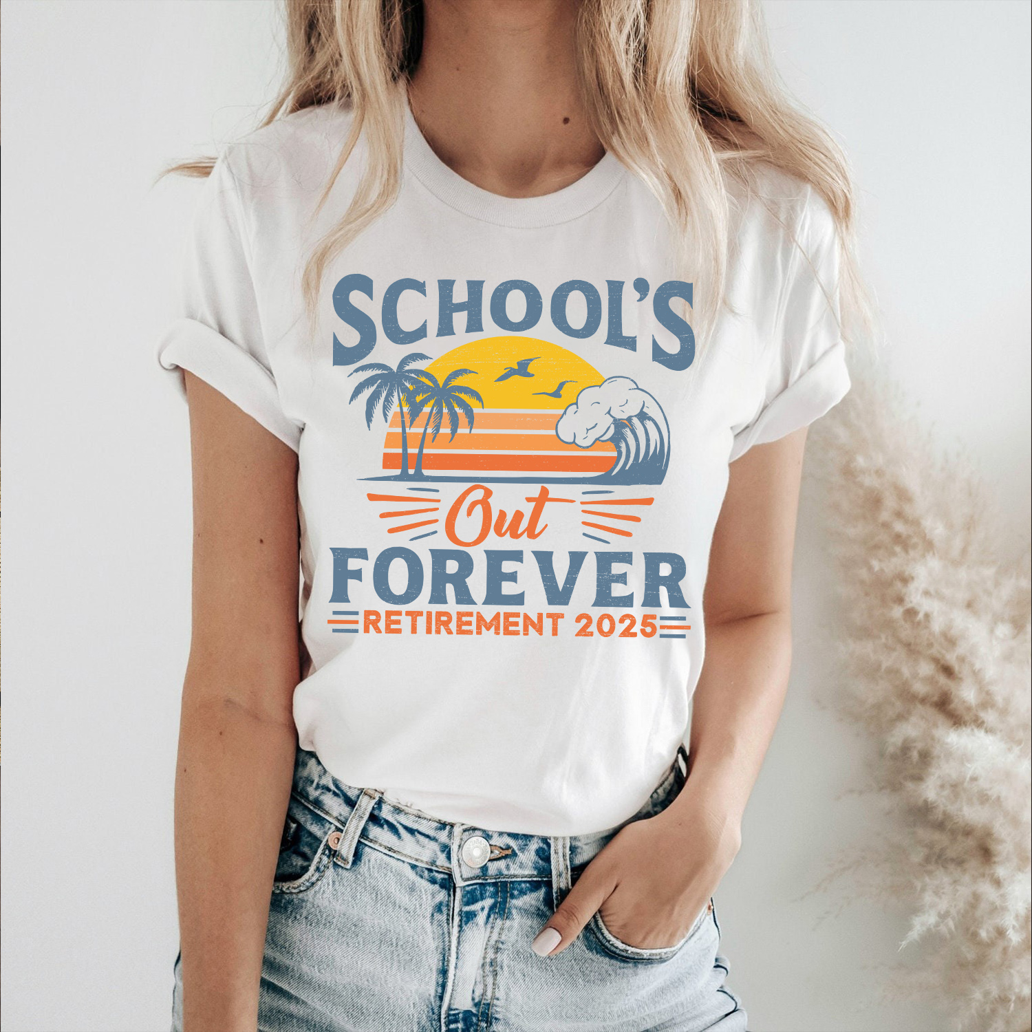 School’s Out Forever Retirement 2025 Funny Teachers Summer Shirt 25 250610110946 CubeBik Image D0535730F44D 1
