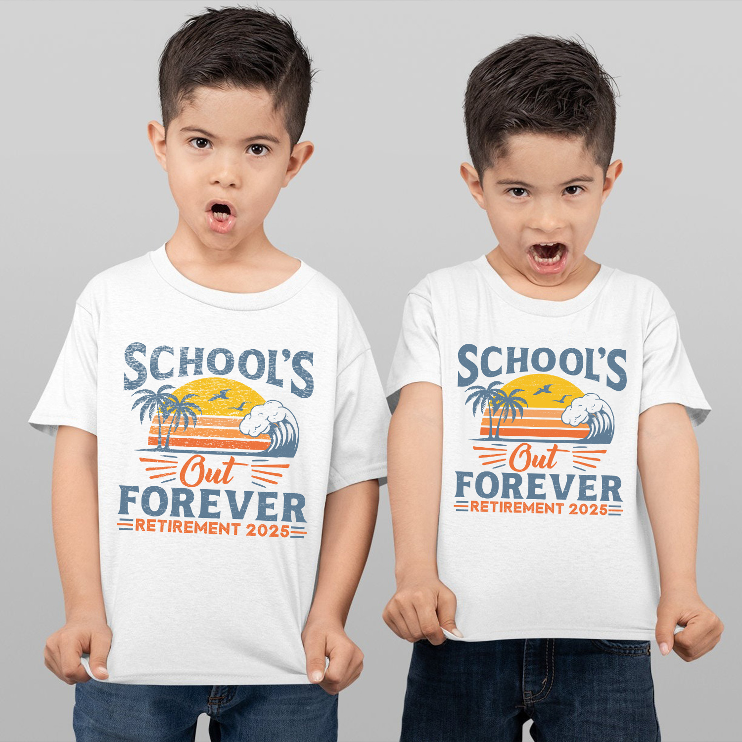 School’s Out Forever Retirement 2025 Funny Teachers Summer Shirt 26 250610111026 CubeBik Image AE885F17475E 1