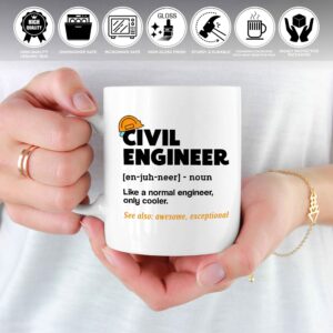 Civil Engineer Like A Normal Engineer Funny Only Cooler Ceramic Coffee Mug 28 Civil Engineer Like A Normal Engineer Funny Only Cooler Ceramic Coffee Mug – Beer Stein – Travel Mug 5
