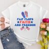 Flip Flops, Faith And Freedom Shirt 5 FlatLayMockUps 2000x