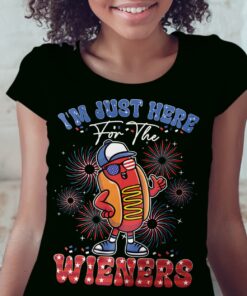I’m Just Here For The Wieners Funny 4th Of July Shirt