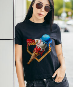 Baseball Ice Cream Funny 4th Of July Shirt - Baseball Lover Gifts 12 Baseball Ice Cream Funny 4th Of July Shirt Baseball Lover Gifts 1