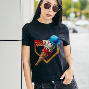 Baseball Ice Cream Funny 4th Of July Shirt - Baseball Lover Gifts 16 Baseball Ice Cream Funny 4th Of July Shirt Baseball Lover Gifts 1