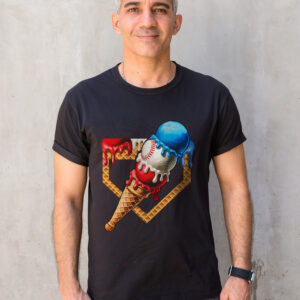 Baseball Ice Cream Funny 4th Of July Shirt - Baseball Lover Gifts 15 Baseball Ice Cream Funny 4th Of July Shirt Baseball Lover Gifts 2