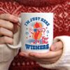 Im Just Here For The Wieners Funny 4th Of July Ceramic Coffee Mug