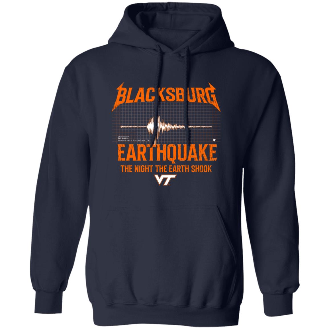Virginia Tech Blacksburg Earthquake The Night The Earth Shook Shirt 21 redirect06122025050615