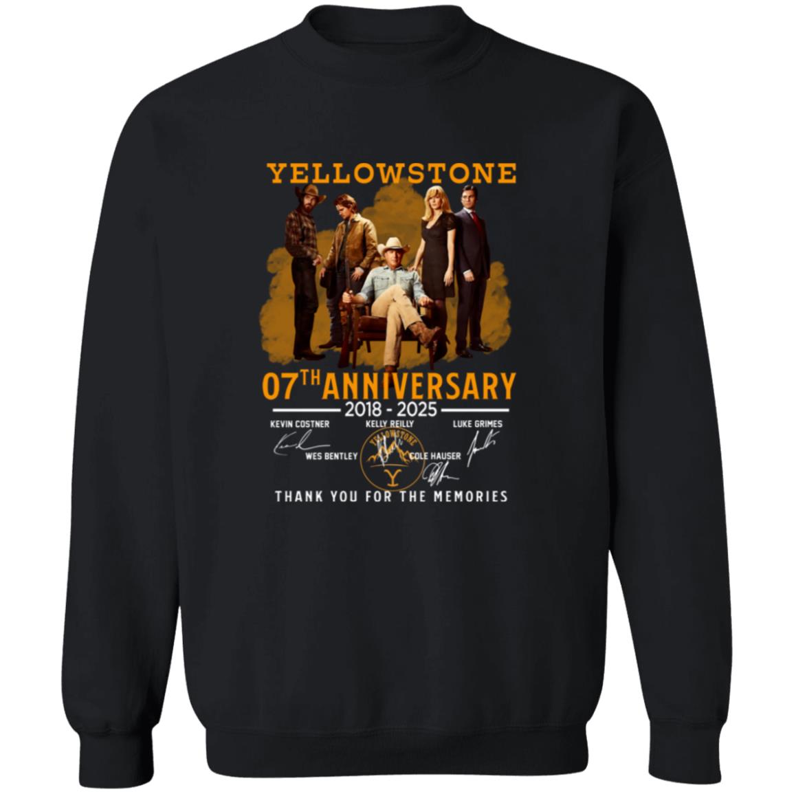 Yellowstone 7th Anniversary 2018-2025 Signature Thank You For The Memories Shirt 22 redirect06272025020656 1