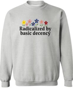 Floral Retro Radicalized by Basic Decency Print V-Neck T-Shirt 11 redirect07232025230719